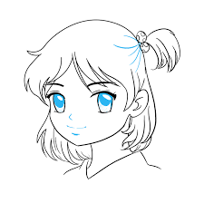 How To Draw An Anime Girl Face Really Easy Drawing Tutorial