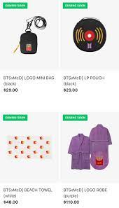 Bts army store for armys! Bts X Mcdonald S Merch Collection Us Bts Army