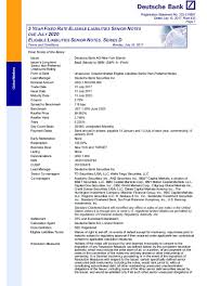 Form Fwp Deutsche Bank Aktiengese Filed By Deutsche Bank Aktiengesellschaft