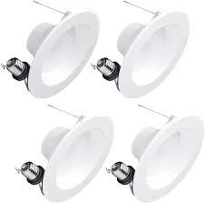 6 led recessed retrofit kit adjustable gimbal dimmable 3000k. Hyperikon 6 Inch Led Recessed Lighting 14w 75w Dimmable Ul Energy Star Daylight White 4 Pack Recessed Lighting Amazon Canada