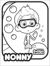 Nonny Coloring Page Bubble Guppies Coloring Pages Bubble Guppies Cartoon Coloring Pages