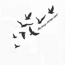 3 Black Bird Tattoo Meaning Be Your Better Self Black Flying Birds Tattoo Design Bird Silhouette Tattoos Silhouette Tattoos Flying Tattoo