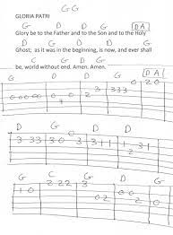 Gloria Patri Hymn Guitar Chord Chart In G Major Learn Guitar Songs Ukelele Songs Guitar Chord Chart