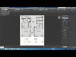 3d Modeling Building From Blueprint Image Using 3ds Max Photoshop Recorded Live 3ds Max Tutorials 3ds Max Photoshop
