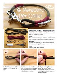 Types of paracord knots, paracord braids, & paracord weave. Personalized Paracord Pet Collar