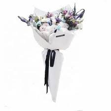 Leave stems wrapped or unwrapped. Kraft Flower Wrapping Paper For Big Flower Bouquets Florist Paper From China Tradewheel Com
