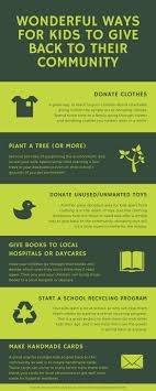 Check spelling or type a new query. 10 Wonderful Ways For Kids To Give Back To Their Community