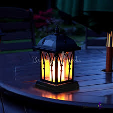 Maybe you would like to learn more about one of these? Mission Style Warm White Led Solar Lantern 8 H Portable Outdoor Lighting With Candle Design Takeluckhome Com