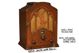 Radio Wood Jackson Bell Model 25av Peter Pan 1933 Old Time Radio Antique Radio Vintage Radio