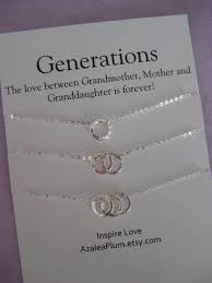 Birthday Present Ideas For Mom From Daughter Generations Necklace Solid Sterling Silver Necklace Mother Daughter Jewelry Mom Birthday Gift Generation Necklace