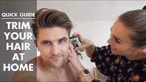 Men also need proper grooming and your hair is one of the primary parts of your body that requires maintenance. How To Trim Your Hair At Home Quick Guide For Men Youtube