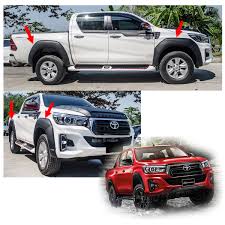 Check features of new toyota hilux vigo champ trd sportivo released by toyota pakistan. Fender Flares 8 5 Trim Matte Black For Toyota Hilux Revo Rocco 2018 2019 Ebay