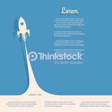 Rocket With Smoke Business Startup Concept Project Start Up Idees Brochure Illustration Vectorielle Design Vectoriel