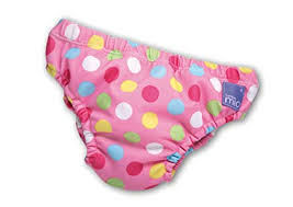 Bambino Mio Swim Nappy Pink Spot Medium 7 9kgs