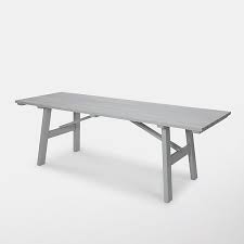 Nous allons ici passer en revue les meubles de jardin. Table De Jardin En Bois Rural Gris 220 X 85 Cm Castorama