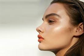 Highlighter On Cheekbones Makeup Glowing Skin Routine Makeup Tips