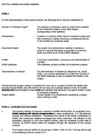 Angel Investor Agreement Template Angel Investors Investors Contract Template