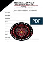 Contoh surat pengunduran diri organisasi. Ad Art Sapma Pemuda Batak Bersatu Sumut