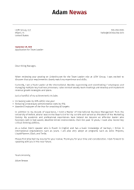 Cover letter format pick the right format for your situation. Team Leader Cover Letter Example Kickresume