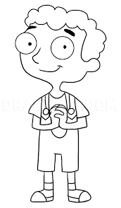 Animals, barbie, cartoons, plants, disney, education, lol surprise, mandalas, marvel coloring pages. How To Draw Baljeet Patel From Phineas And Ferb Coloring Page Trace Drawing