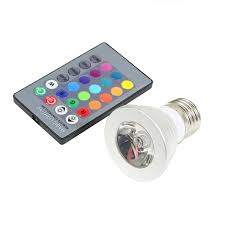 16 Color Rgb Magic Led Light Bulb With Remote Control Walmart Com Walmart Com