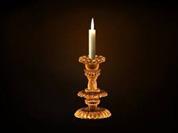 Candle Holder 3d Model Using Zbrush Candles Candle Holders Candle Printable