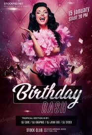 Birthday Party Flyer Templates Psd Free Birthday Bash Party Free Psd Flyer Template Http Freepsdflyer Com Birthday Bash Party Free Psd Free Birthday Stuff Free Psd Flyer Templates Free Psd Flyer
