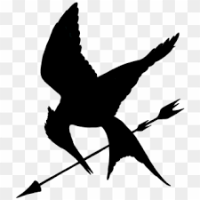 Shop hunger games logo onesies created by independent artists from around the globe. Mockingjay Silhouette Mockingjay Logo Hunger Games Clipart 1585959 Pikpng