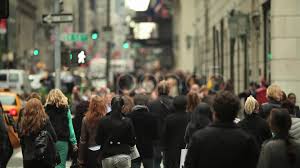 Crowd Walking Slow Motion People Street Crossing Signal City Urban New York Stock Footage Motion People Street Cr Film American Medical Association Urban News