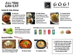 Stir in bean sprouts and toss until well coated with the sauce. Gogi Korean B B Q Posts Calgary Alberta Menu Prices Restaurant Reviews Facebook
