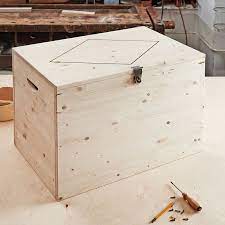 Fabrication caisse bois sur mesure. Fabriquer Un Coffre En Bois Marie Claire