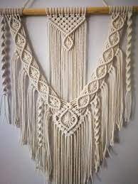 Add a creation on a wall hanger placed. Makrama Sonia Macrame Makrame Macrame Boho Macrame Etsy Macrame Wall Hanging Boho Macrame Macrame Boho