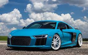 Download Wallpapers 4k Audi R8 Tuning 2018 Cars Blue R8 Supercars German Cars Audi Besthqwallpapers Com Audi R8 Audi Audi R8 Blue