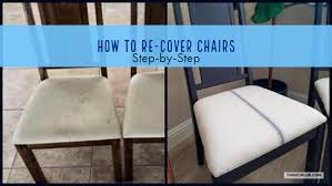 This tutorial video will show reupholstering the frame with new fabric. How To Reupholster A Dining Chair Tinged Blue