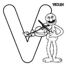 V is for coloring pages murderthestout. 10 Lovely Violin Coloring Pages For Your Toddler