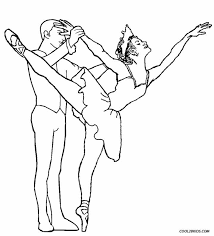 Color not only clothes, but also exposed parts of the body. Printable Ballet Coloring Pages For Kids