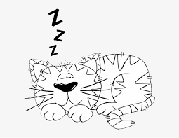 How to draw cartoon cat coloring pages for kids | art4kidsin our video, kids will learn how to draw and color a cartoon cat step by step it is so easy and. Cartoon Cat Sleeping Coloring Page Cartoon Cats Free Transparent Png Download Pngkey