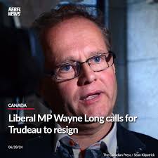 Outgoing Liberal MP Wayne Long penned a letter Friday afternoon, openly  calling for Prime Minister Justin Trudeau to resign. FULL STORY:  https://rebelne.ws/3zispeW