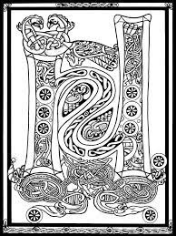 Once you've completed your coloring page, you'll feel more in touch with yourself and more relaxed overall. Welcome To Dover Publications Celtic Letters Celtic Coloring Coloring Pages