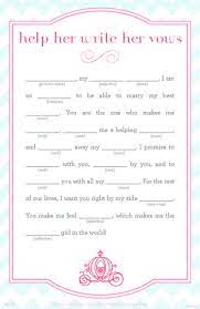 Bridal Shower Mad Lib Template Vows Wedding Disney Bridal Games Wedding Party Games Disney Bridal Showers