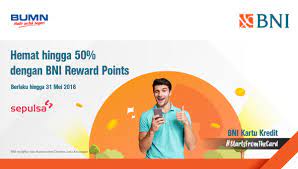 Tukar poin kartu kredit bni (rewards point) via bni call 1500046. Bank Bni Hemat S D 50 Dengan Bni Reward Point Sepulsa S D 31 Mei 2018 Promosi247 Promosi Katalog Dan Diskon Tokopedia Superindo Indomaret Giant Ovo Gopay Dll