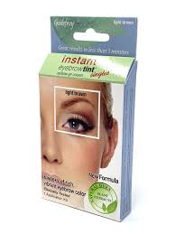 Godefroy Instant Eyebrow Tint Singles Color Light Brown Walmart Com Walmart Com