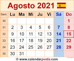 El 20 de agosto se celebra el aniversario del ministerio del interior, ya que en 1811 se constituye la primera junta ejecutiva del país, siendo el origen de lo el 21 de agosto de 1910, se realizó el primer vuelo de una aeronave en nuestro país. Calendario Agosto 2021 Calendarpedia