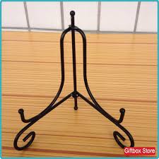 Large wrought iron art stand display. Black Wrought Iron Plate Bracket Desktop Dish Holder Decorate Crafts Display Rack Dish Holder Dish Holder Rackplate Display Rack Aliexpress