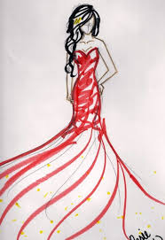 Easy Fast Fashion Drawing Fashion Sketches Dresses Fashion Sketches Fashion Model Sketch