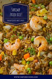 Shrimp Fried Rice Arroz Frito Con Camarones Chef Zee Cooks Recipe Fried Rice Shrimp Fried Rice Seafood Recipes