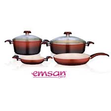 Emsan Ceramoni Extra 6 Parca Seramik Tencere Seti Seramik