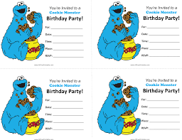 Download Cookie Monster 1st Birthday Invitations Rh Studentfreelancers Clipart Full Size Clipart 1647702 Pinclipart