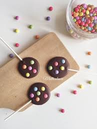 Sucettes Chocolat Smarties Sucette Chocolat Recette De Sucette Sucette