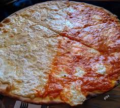 Fun Pizza Two Ways At Rubirosa Pizza In Nyc Binaca Ricotta Mozzarella Garlic Oregano Vodka Vodka Sauce Mozzarella Pizza Foodie Italian Recipes Food
